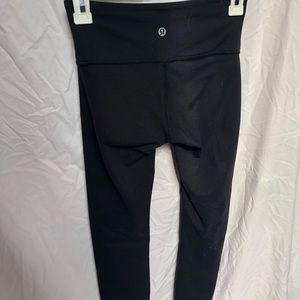 Full length black lulu lemon leggings